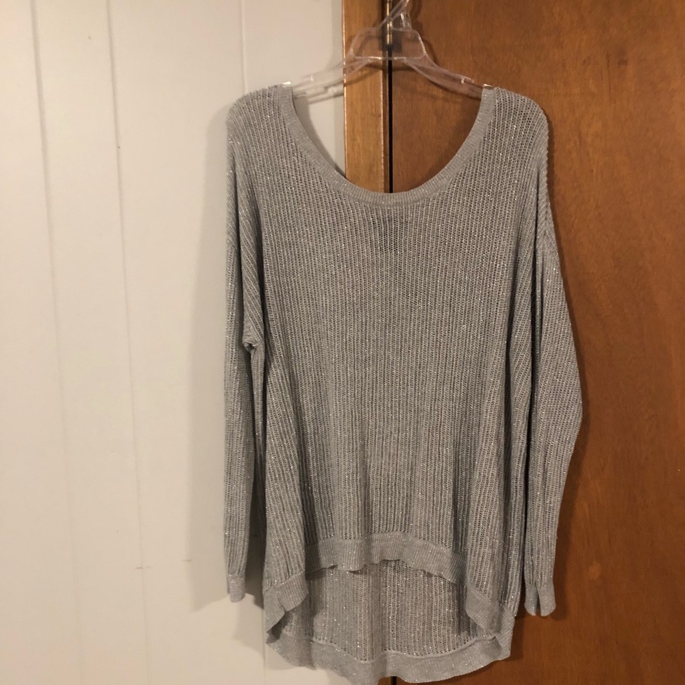 Grey sparkle sweater